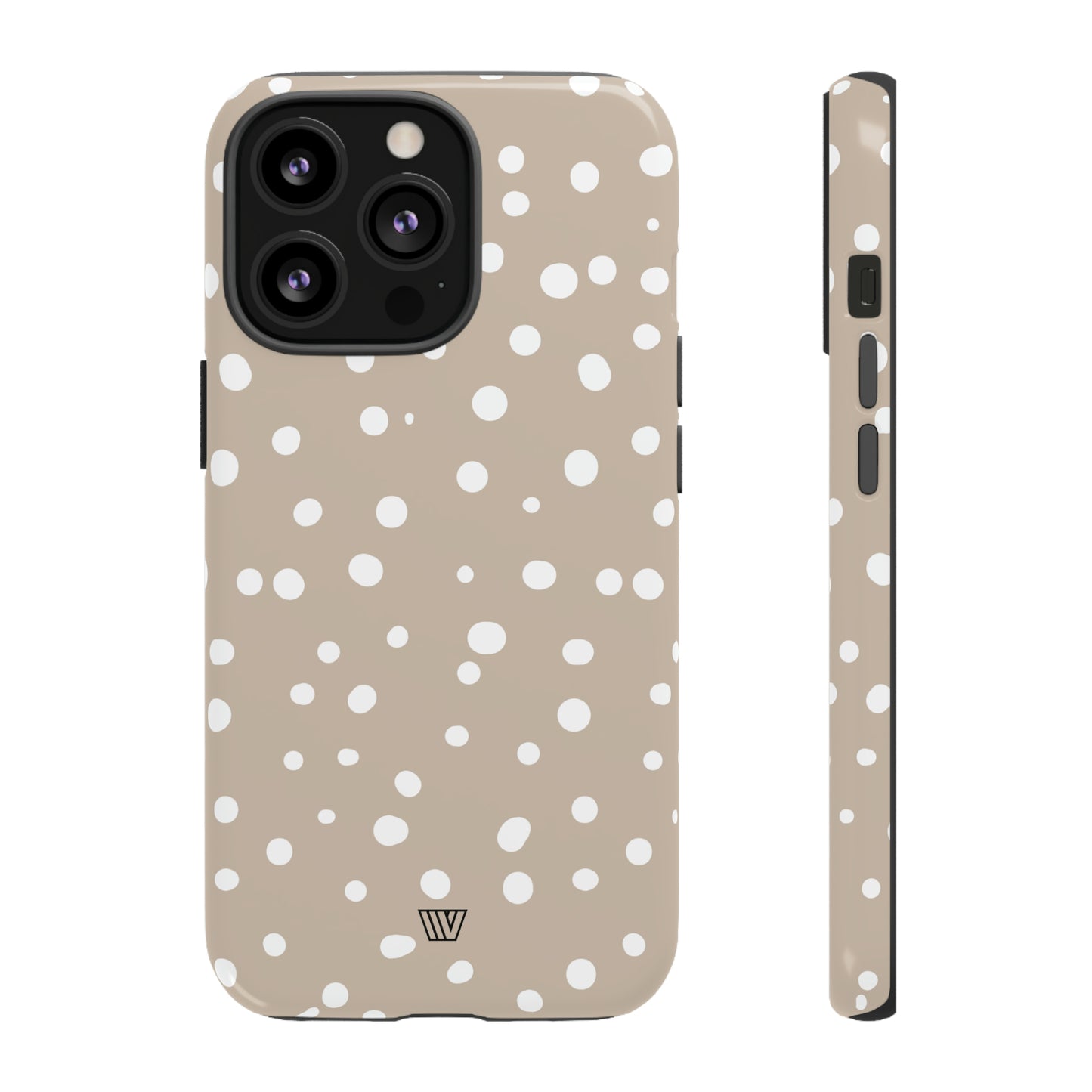 BEIGE DOTS | Tough Phone Case - Trovvve