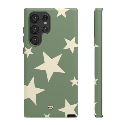 SAGE BOLD STARS | Tough Phone Case