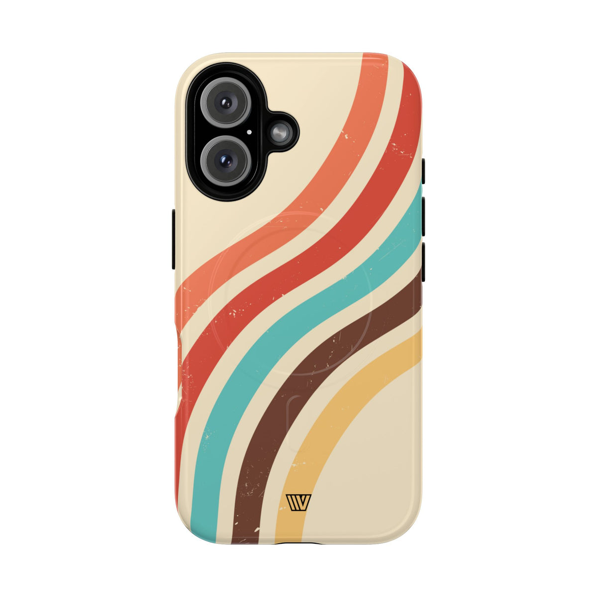 Vintage Stripe MagSafe Tough iPhone Case – iPhone 16, Glossy