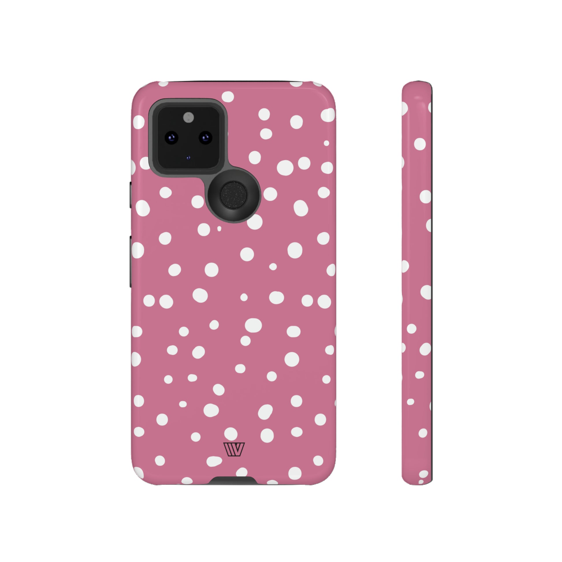 BLUSH RED DOTS | Tough Phone Case - Trovvve