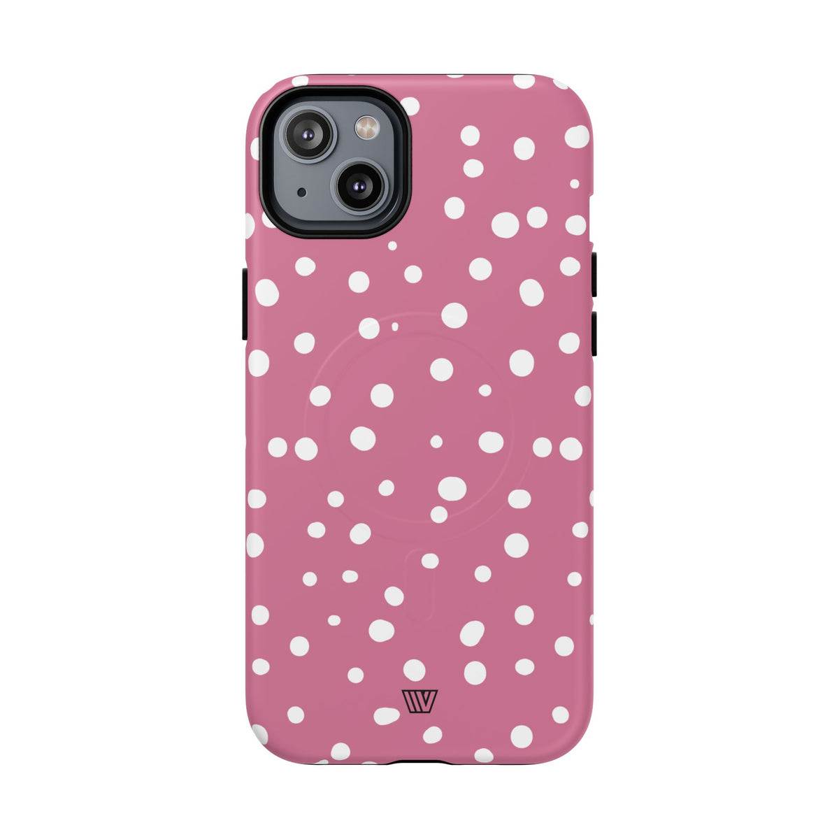 BLUSH RED DOTS | MagSafe Tough iPhone Case