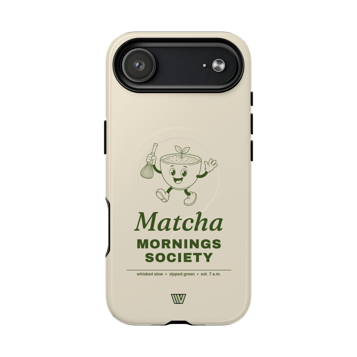 MATCHA MORNINGS | MagSafe Tough iPhone Case