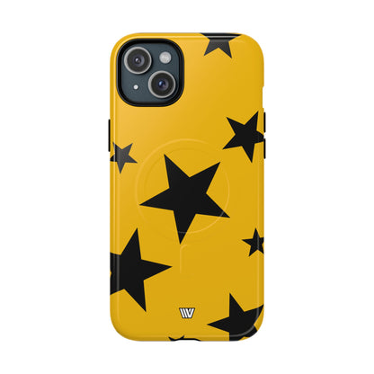 YELLOW BOLD STARS | MagSafe Tough iPhone Case