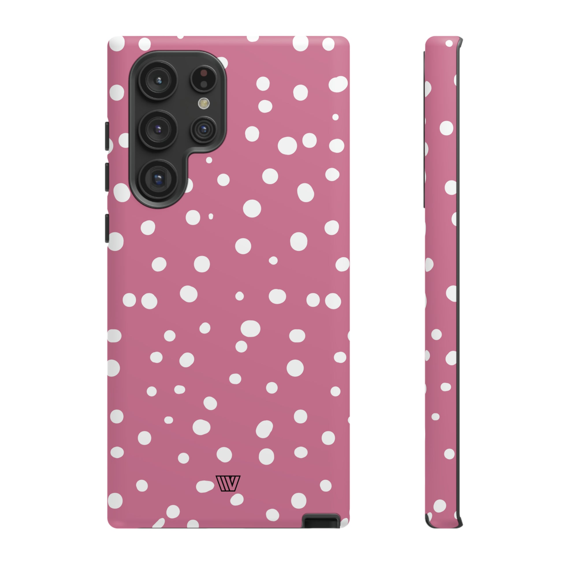 BLUSH RED DOTS | Tough Phone Case - Trovvve