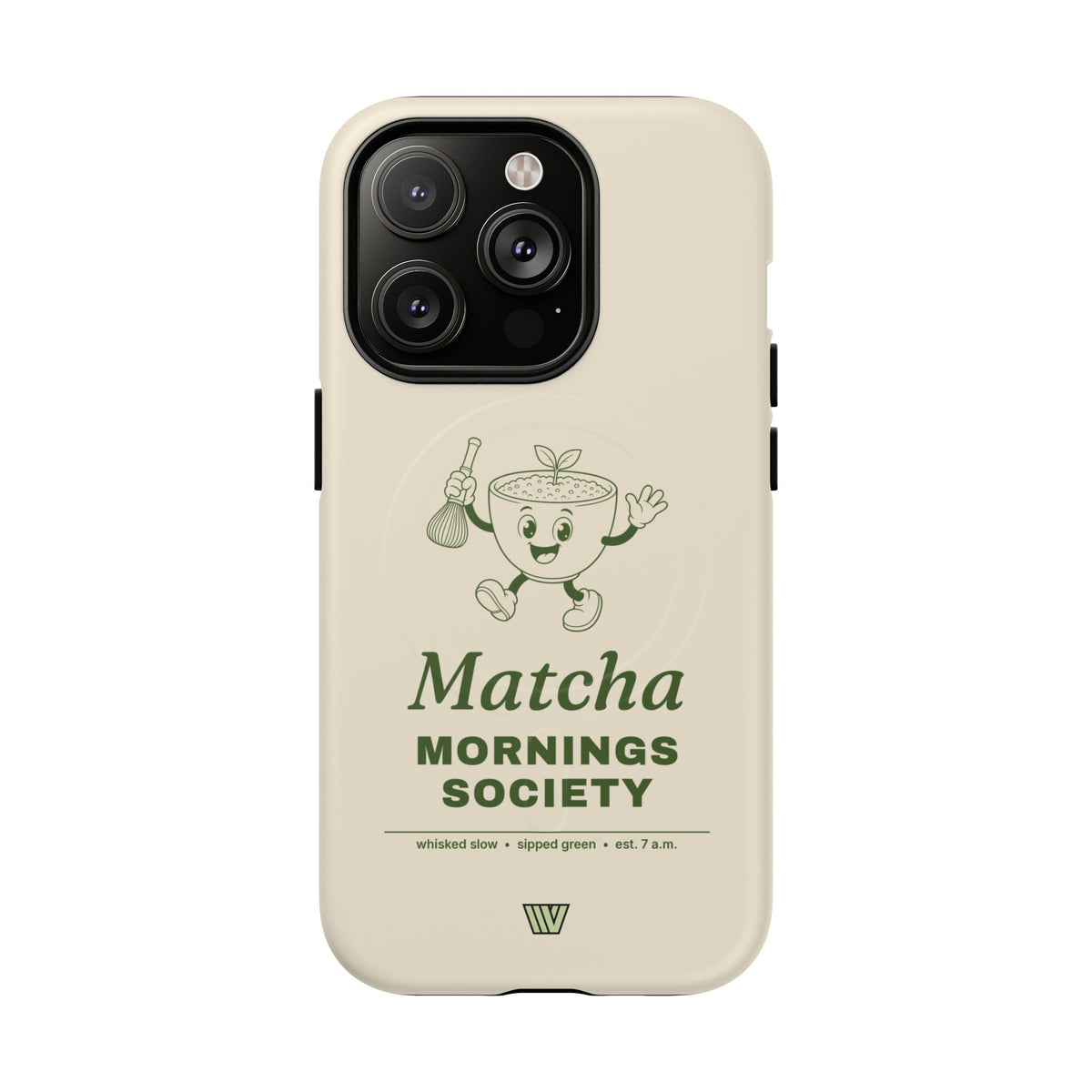 MATCHA MORNINGS | MagSafe Tough iPhone Case