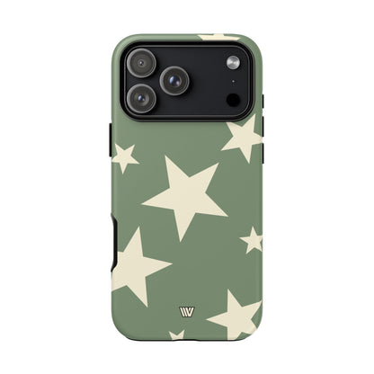 SAGE BOLD STARS | Tough Phone Case