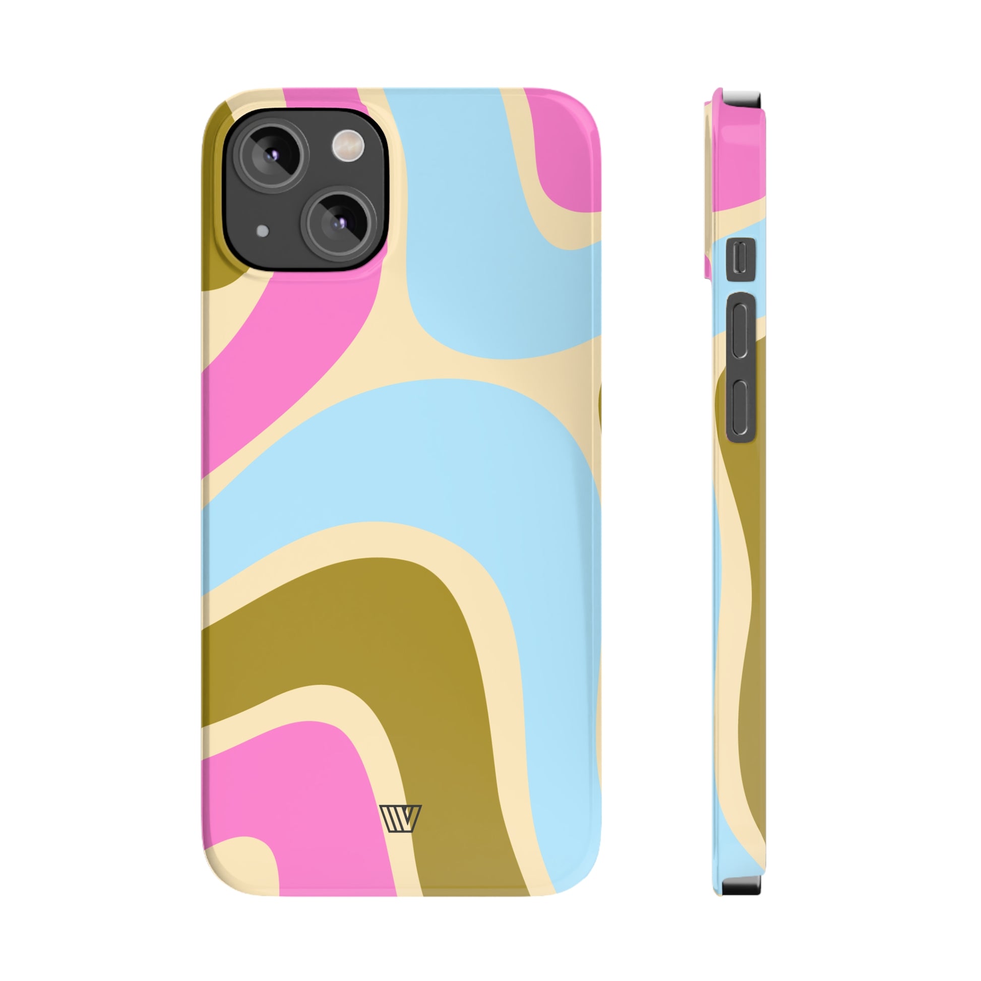 LARGE GROOVY WAVES | Slim iPhone Case - Trovvve