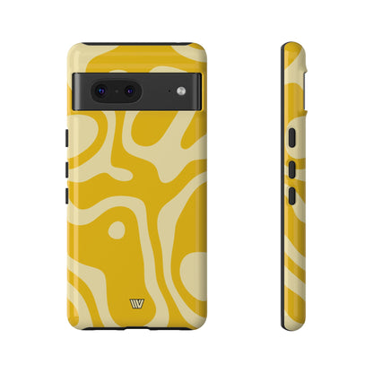 YELLOW SWIRL | Tough Phone Case