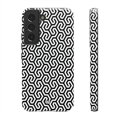 ABSTRACT INTERLOCKING PATTERN | Tough Phone Case