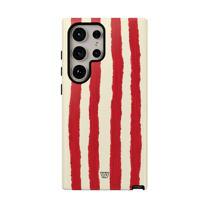 CANDY CANE STRIPE | Tough Phone Case