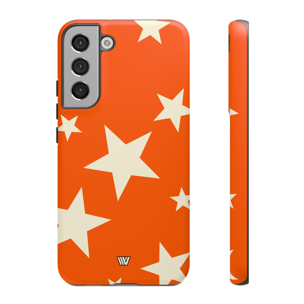 ORANGE BOLD STARS | Tough Phone Case