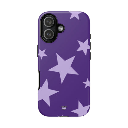 PURPLE BOLD STARS | Tough Phone Case