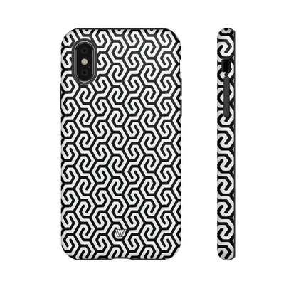 ABSTRACT INTERLOCKING PATTERN | Tough Phone Case