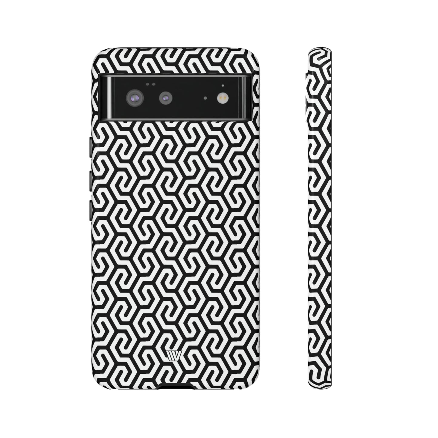 ABSTRACT INTERLOCKING PATTERN | Tough Phone Case