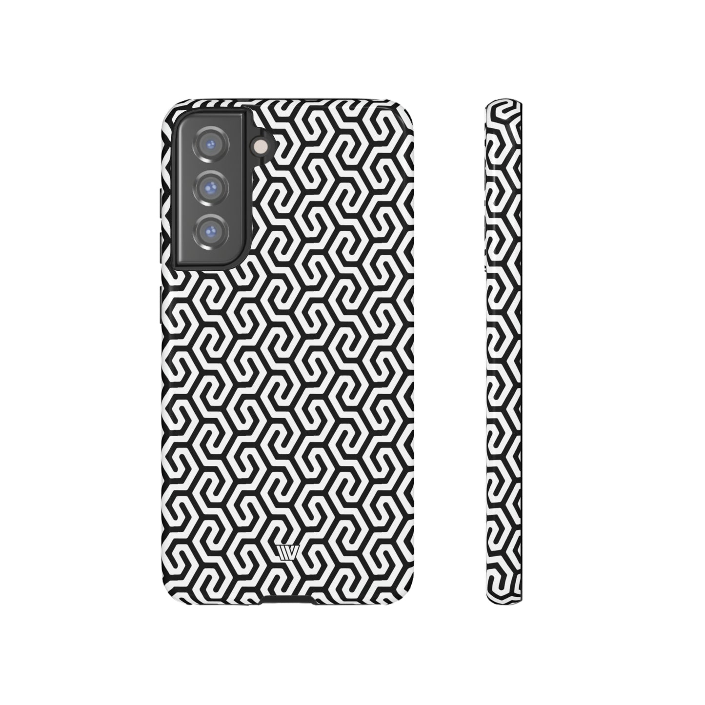 ABSTRACT INTERLOCKING PATTERN | Tough Phone Case