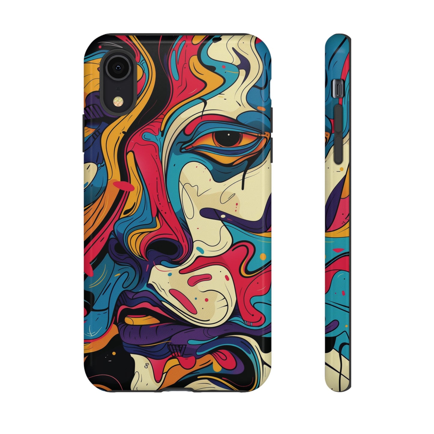 PAINT SWIRL FACE | Tough Phone Case