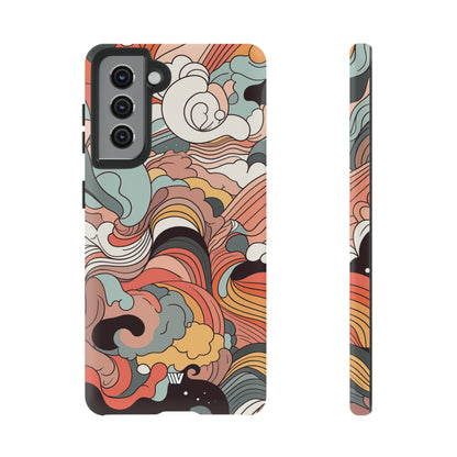 ABSTRACT DOODLE CLOUDS | Tough Phone Case - Trovvve