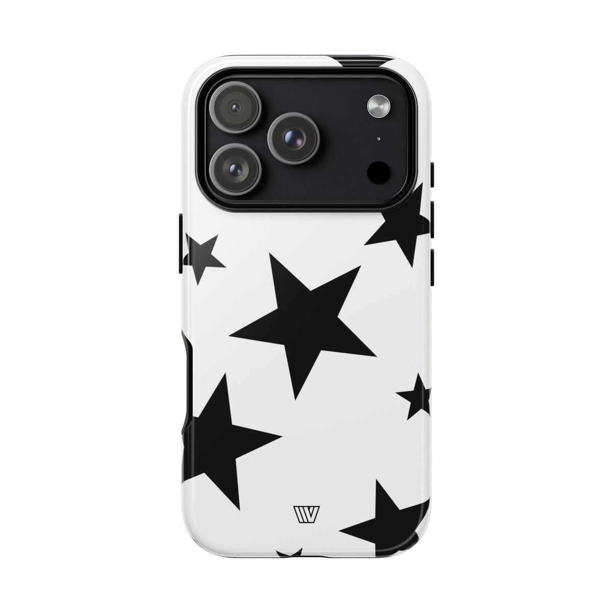 ALL WHITE BOLD STARS | Tough Phone Case