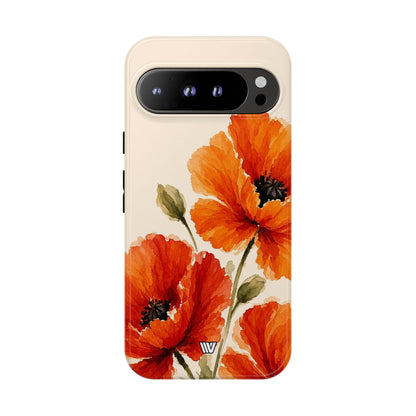 WILD POPPIES | Tough Phone Case