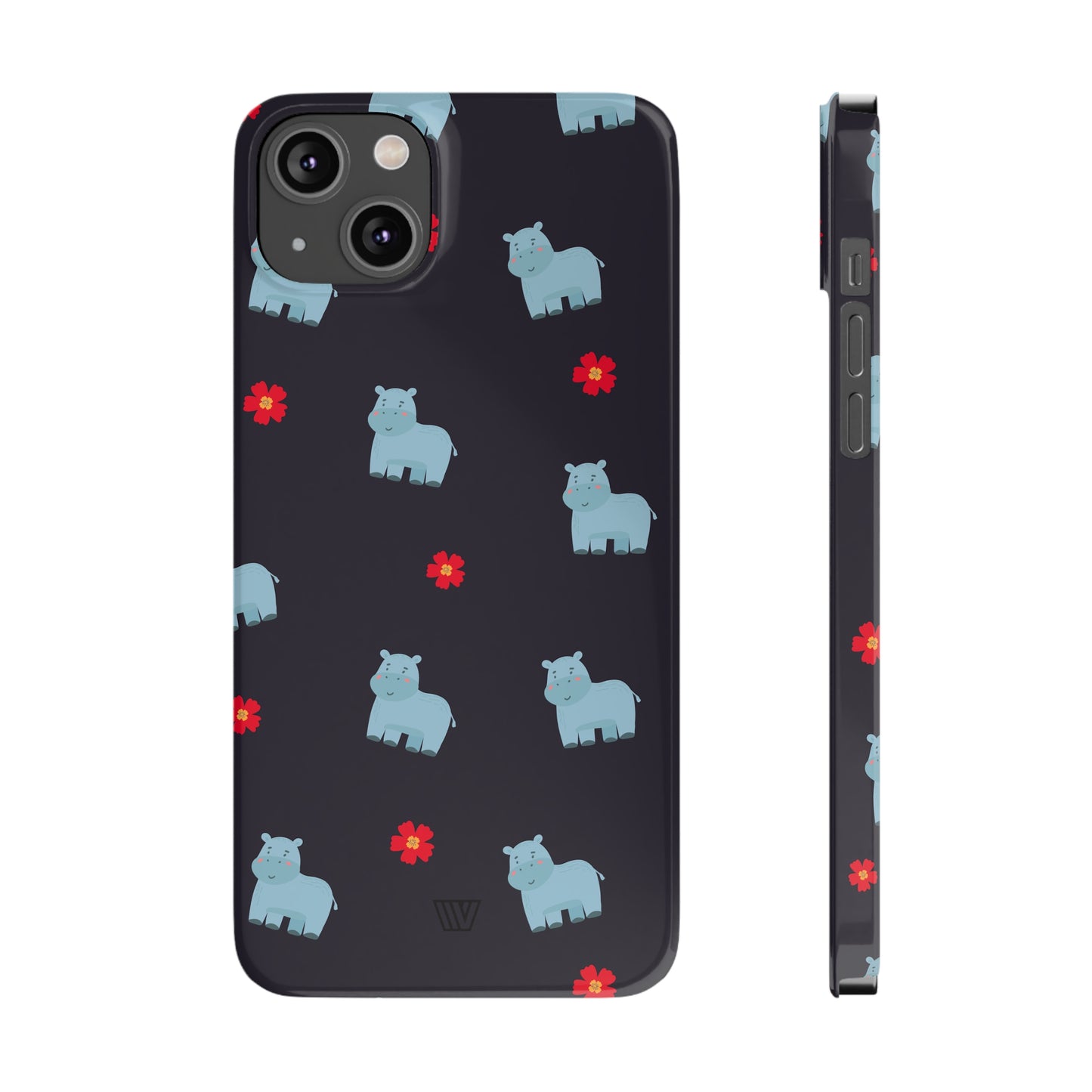 HIPPO PATTERN | Slim iPhone Case - Trovvve