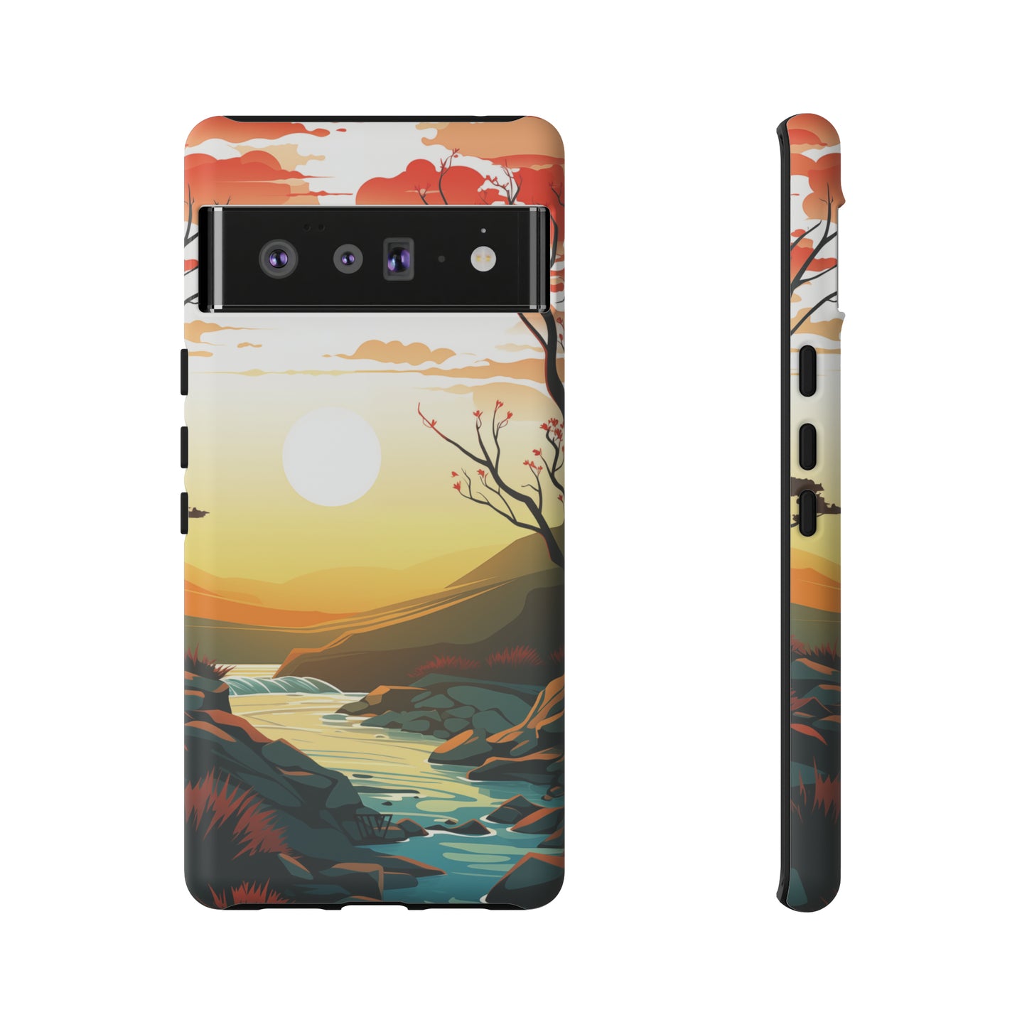 RIVER SUNSET | Tough Phone Case - Trovvve