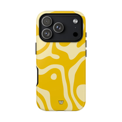 YELLOW SWIRL | Tough Phone Case