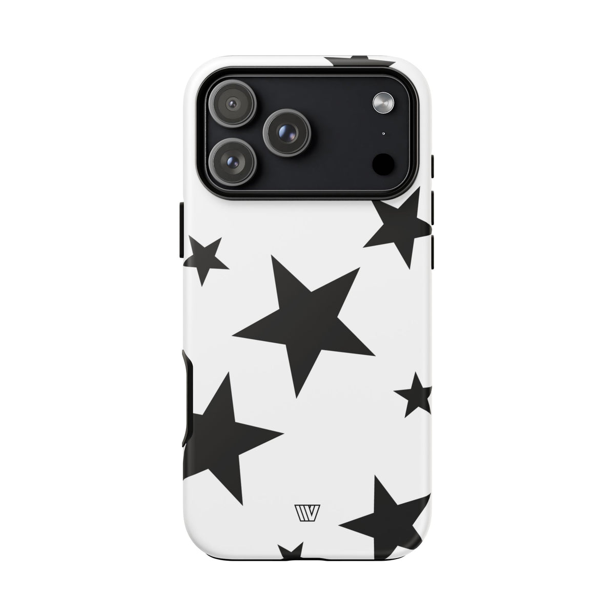 ALL WHITE BOLD STARS | Tough Phone Case