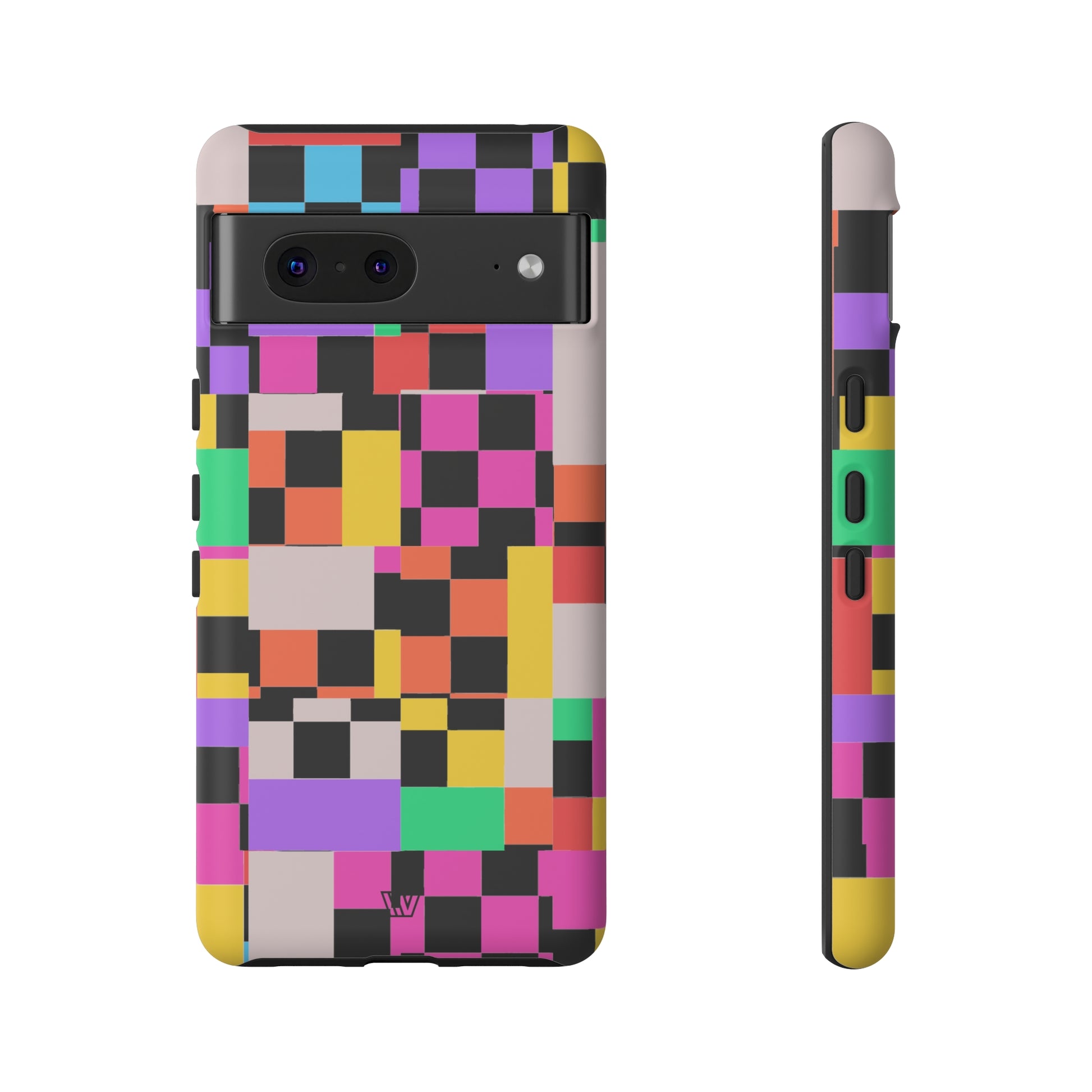 MASHED UP CHECKERBOARD | Tough Phone Case - Trovvve