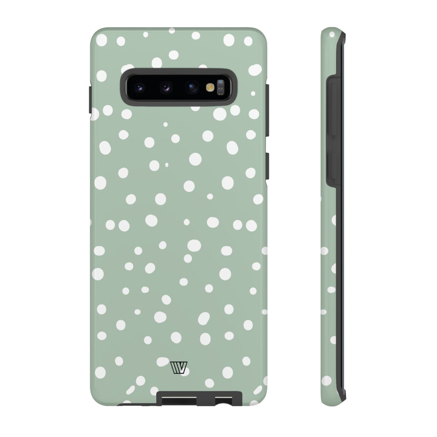 PASTEL GREEN DOTS | Tough Phone Case - Trovvve