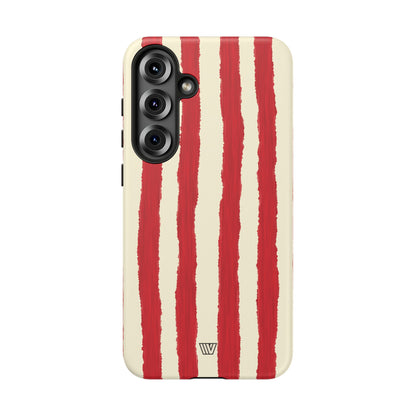 CANDY CANE STRIPE | Tough Phone Case