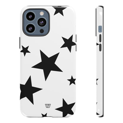 ALL WHITE BOLD STARS | Tough Phone Case