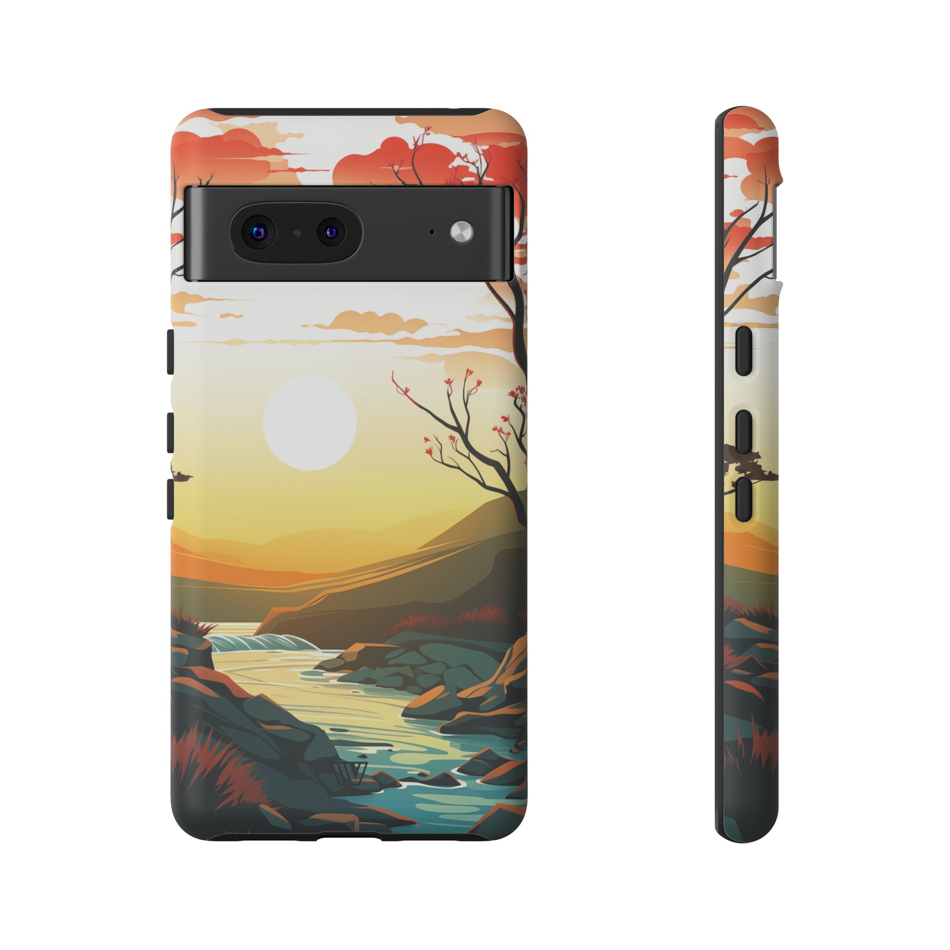 RIVER SUNSET | Tough Phone Case - Trovvve