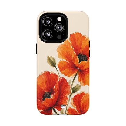 WILD POPPIES | MagSafe Tough iPhone Case