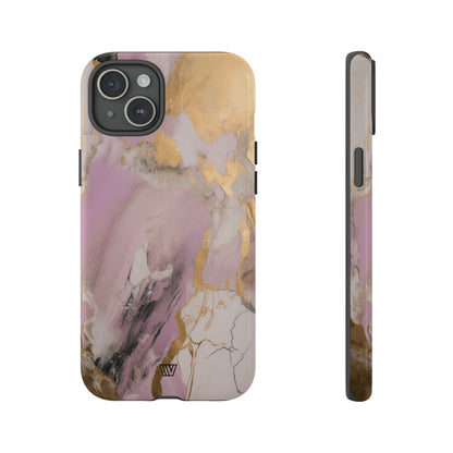 GOLD PINK ABSTRACT PAINTING | Tough Phone Case - Trovvve