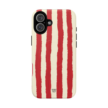 CANDY CANE STRIPE | MagSafe Tough iPhone Case