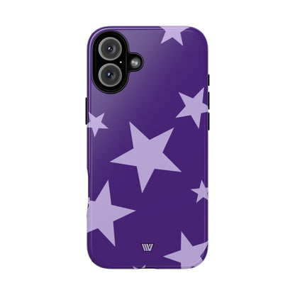 PURPLE BOLD STARS | Tough Phone Case