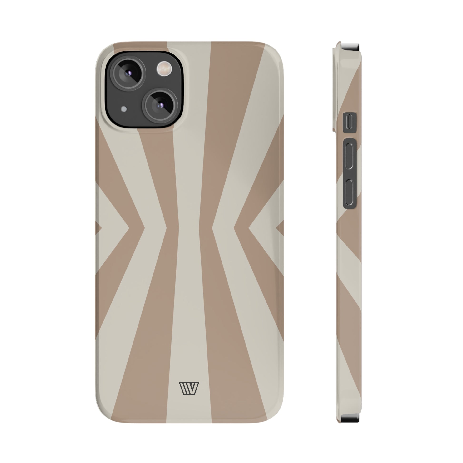 NEUTRAL INWARD LINES | Slim iPhone Case - Trovvve