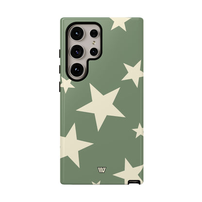 SAGE BOLD STARS | Tough Phone Case