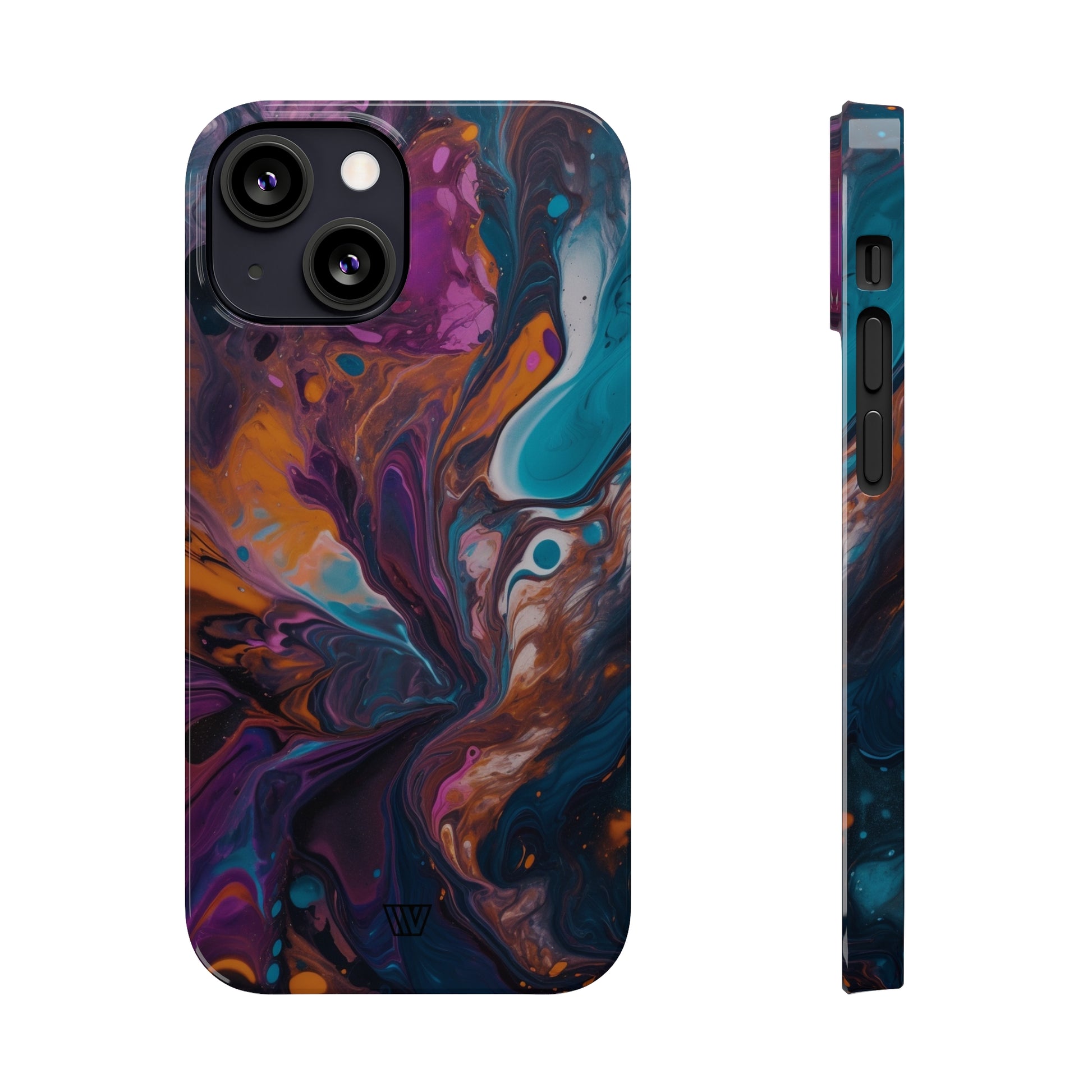 COSMIC PAINT SWIRL | Slim iPhone Case - Trovvve