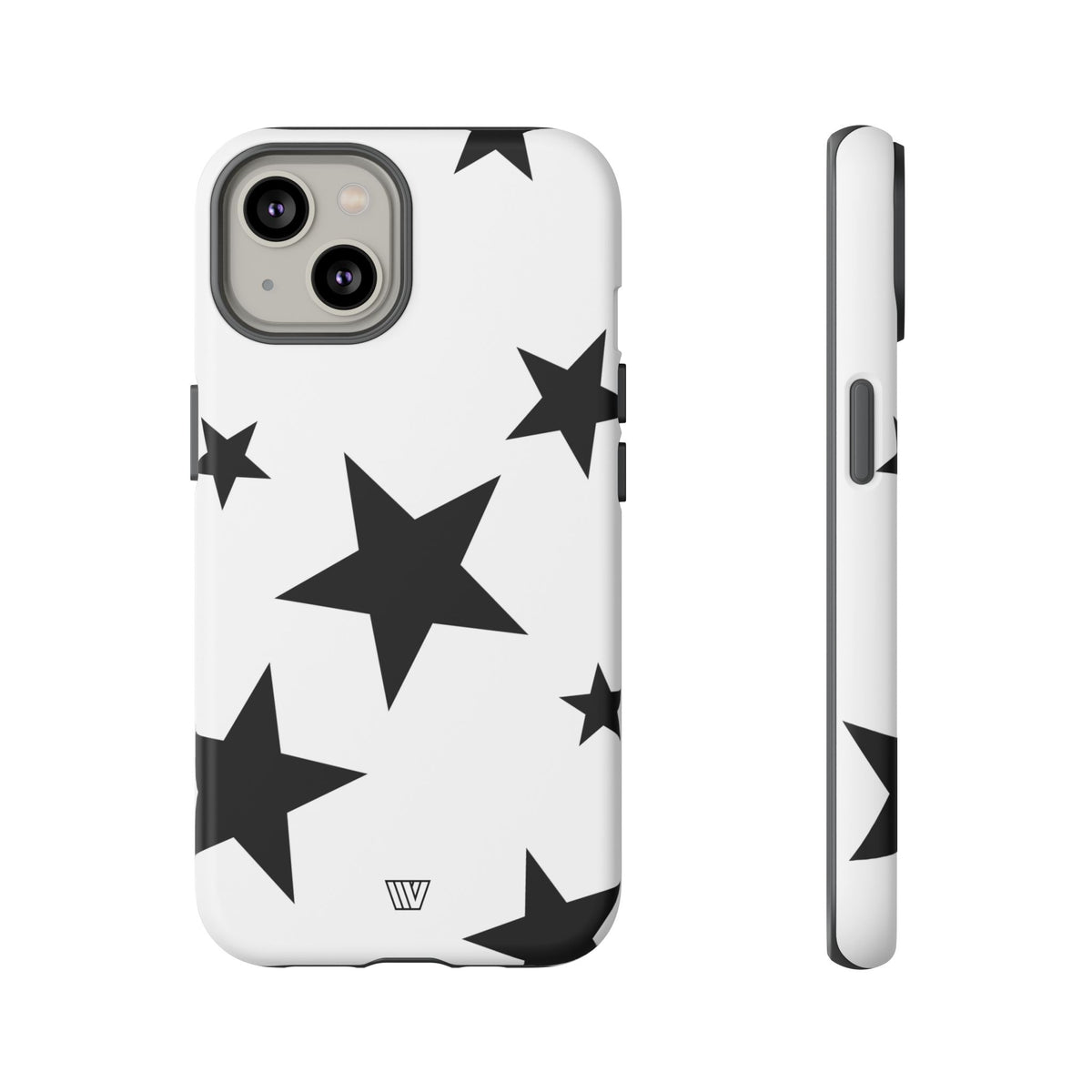 ALL WHITE BOLD STARS | Tough Phone Case