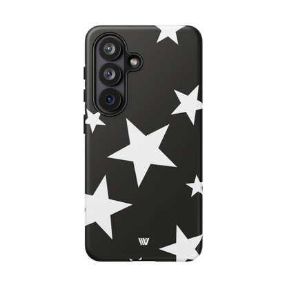 JET BLACK BOLD STARS | Tough Phone Case