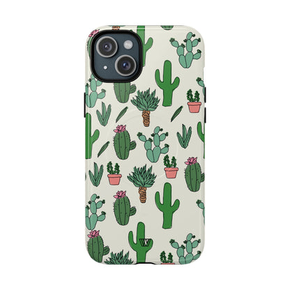 CACTUS DOODLES | MagSafe Tough iPhone Case