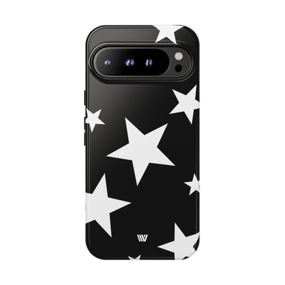 JET BLACK BOLD STARS | Tough Phone Case