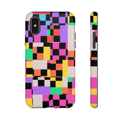 MASHED UP CHECKERBOARD | Tough Phone Case - Trovvve