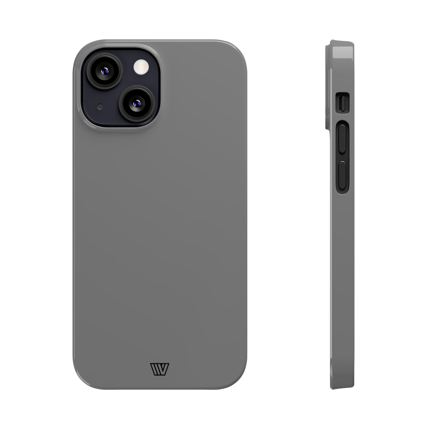 SOLID GRAY | Slim iPhone Case - Trovvve