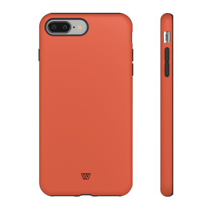 SOLID BURNT SIENNA | Tough Phone Case - Trovvve