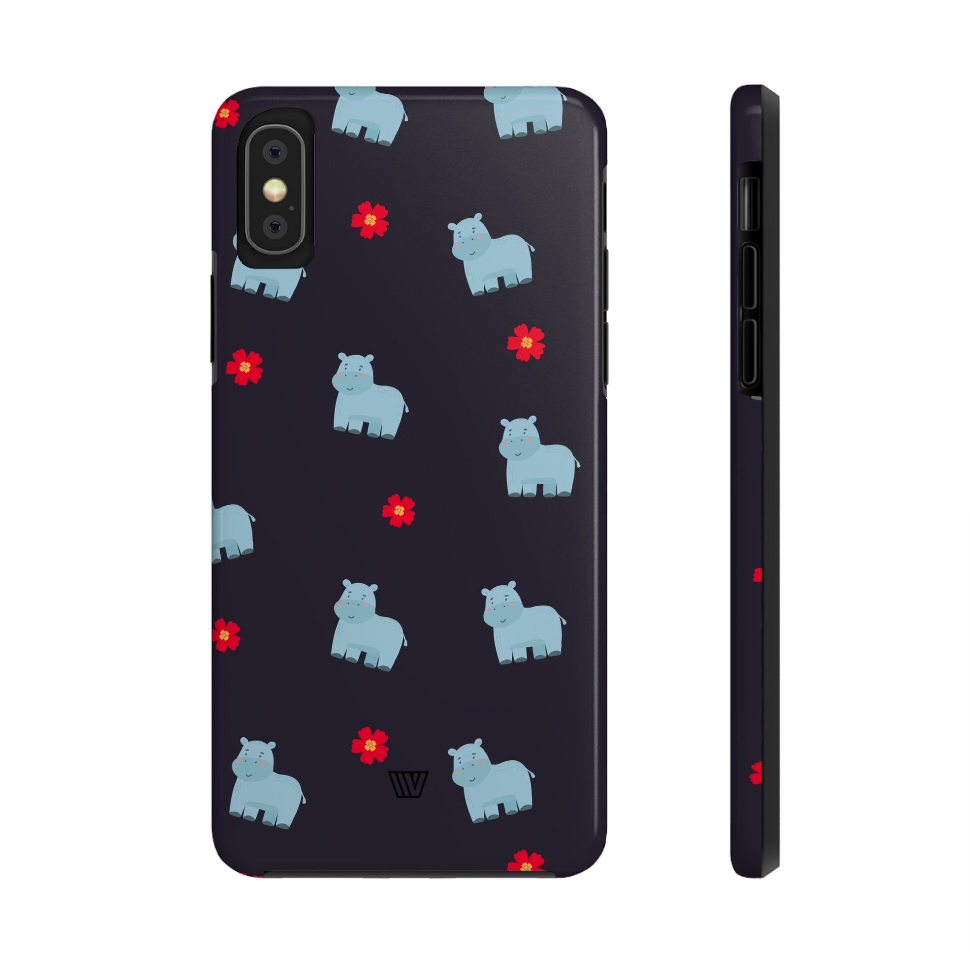 HIPPO PATTERN | Tough iPhone Case - Trovvve