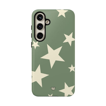 SAGE BOLD STARS | Tough Phone Case