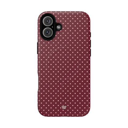 CLARET DOT | MagSafe Tough iPhone Case