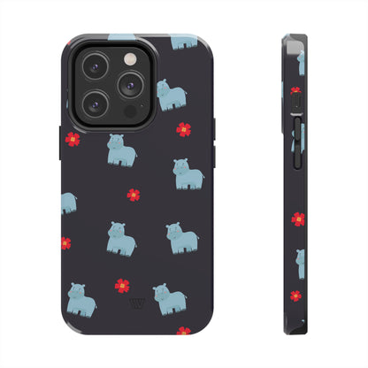 HIPPO PATTERN | Tough iPhone Case - Trovvve